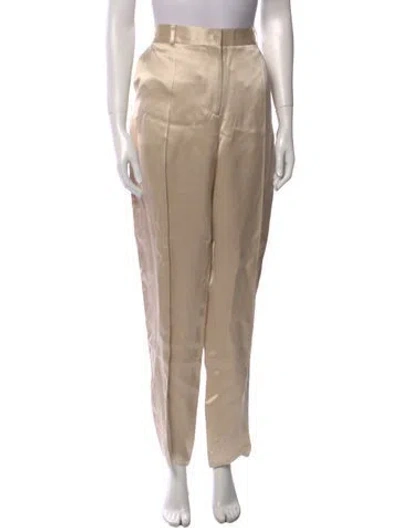 Pre-owned Totême Straight Leg Pants W/ Tags In Neutral