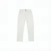 Totême Straight-leg White Denim Pants With High Waist In White