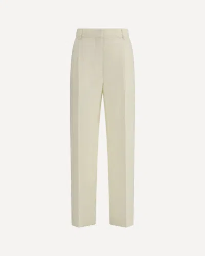 Totême Straight Pants In White