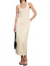 Totême Off-white Straight Midi Skirt In Neutral