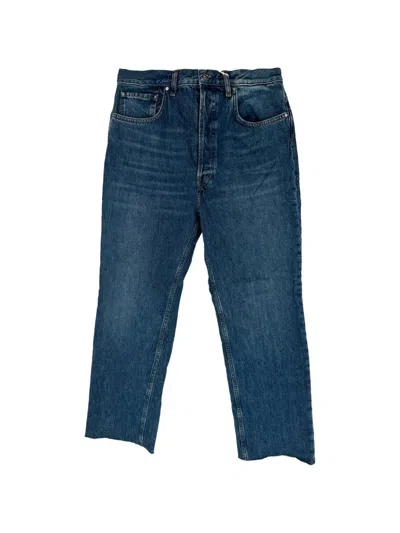 Pre-owned Totême Straight-leg Jeans In Blue
