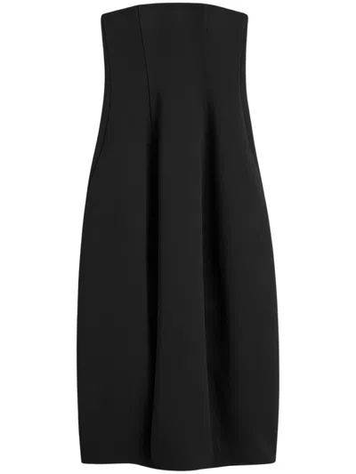 Totême Toteme Strapless A-line Dress In Black