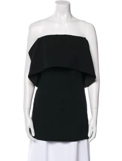 Pre-owned Totême Strapless Blouse In Black