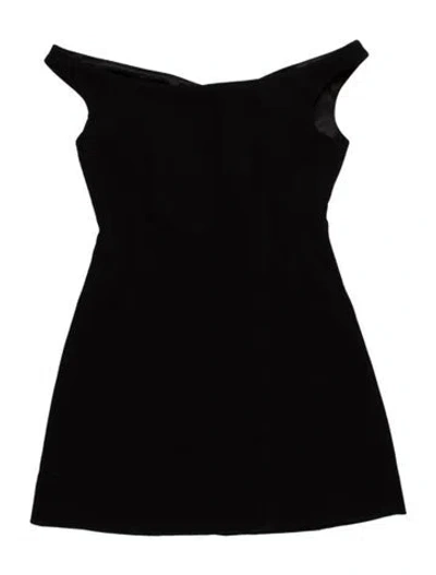 Pre-owned Totême Strapless Mini Dress In Black