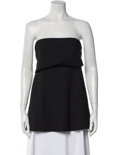 Pre-owned Totême Strapless Top In Black