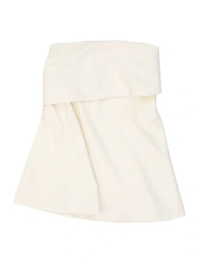 Pre-owned Totême Strapless Top In Neutral