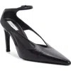 Totême Toteme Strappy Pointed Toe Pump In Black