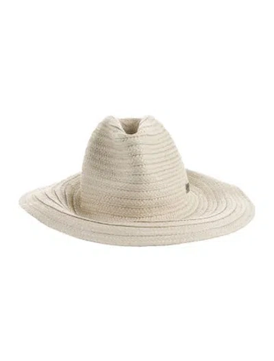 Pre-owned Totême Straw Panama Hat In Neutrals
