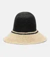 Totême Straw Sun Hat In Beige