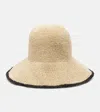 Totême Straw Sun Hat In Beige
