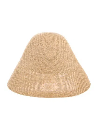 Pre-owned Totême Straw Sun Hat In Neutrals