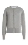 Totême Stretch-cashmere Cardigan In Gray
