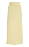 Totême Stretch-cashmere Skirt In Neutral