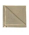Totême Stripe Printed Silk Scarf In Brown