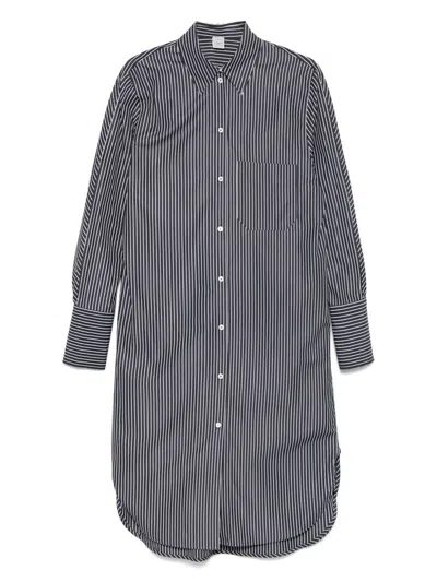 Totême Toteme Striped Cotton Shirtdress