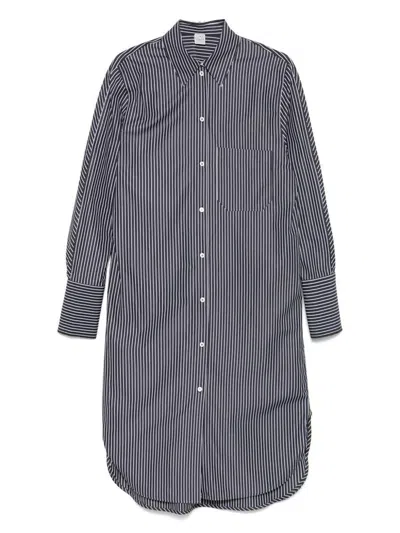 Totême Toteme Striped Cotton Shirtdress