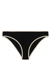 Totême Striped-edge Bikini Bottoms In Black