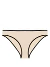 Totême Stripe Edge Bikini Bottoms Light Hay In Neutrals