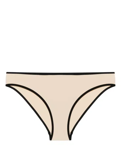 TOTÊME STRIPED-EDGE BIKINI BOTTOMS