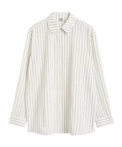 TOTÊME TOTÊME STRIPED LONG-SLEEVED SHIRT