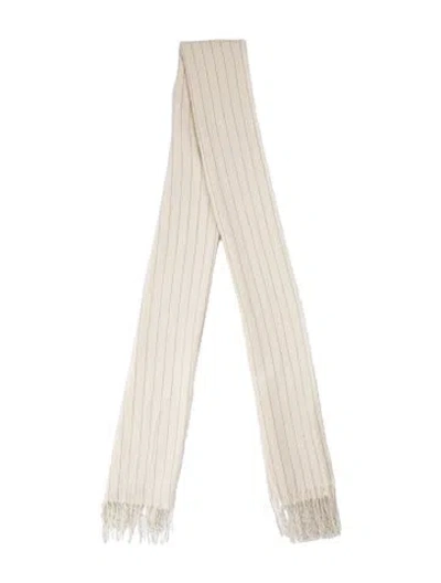 Pre-owned Totême Striped Pareo W/ Tags In Neutral