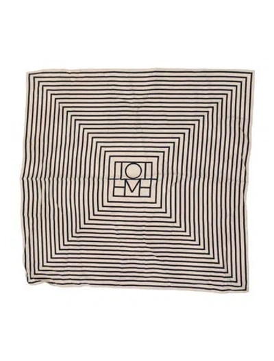 Pre-owned Totême Striped Scarf In Multi