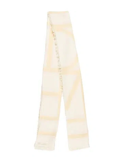 Pre-owned Totême Striped Scarf In Neutrals