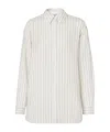 Totême Striped Shirt In White