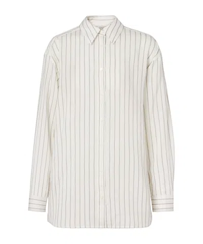 Totême Striped Shirt In White