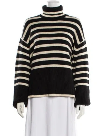 Pre-owned Totême Striped Turtleneck Sweater
