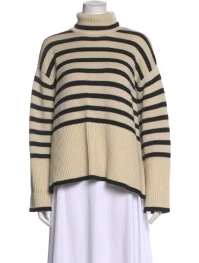 Pre-owned Totême Striped Turtleneck Sweater