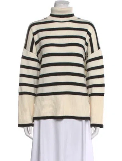 Pre-owned Totême Striped Turtleneck Sweater