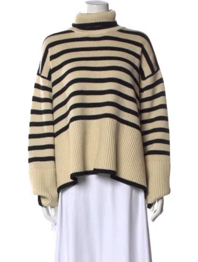 Pre-owned Totême Striped Turtleneck Sweater In Multi