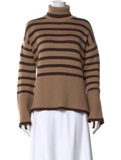 Pre-owned Totême Striped Turtleneck Sweater In Multi
