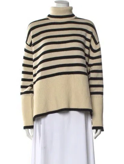 Pre-owned Totême Striped Turtleneck Sweater W/ Tags