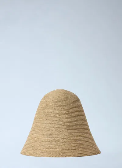 Totême Structured Straw Hat In Sand