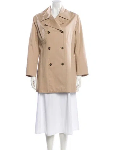 Pre-owned Totême Structured Waist Jacket Trench Coat In Neutral