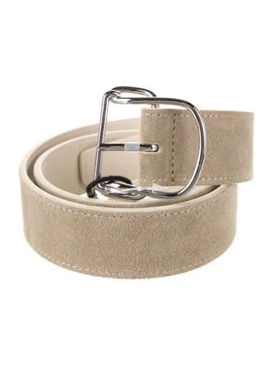 Pre-owned Totême Suede Belt In Neutral