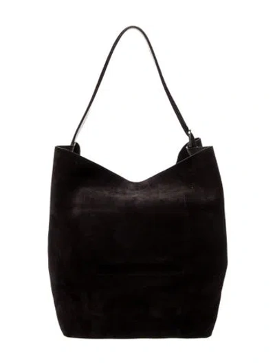 Pre-owned Totême Suede Belted In Black