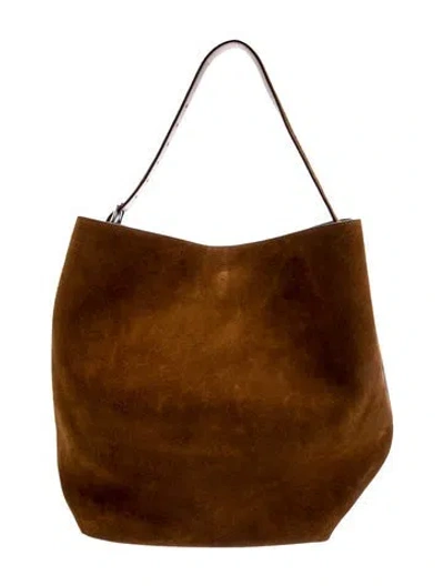 Pre-owned Totême Suede Belted In Brown