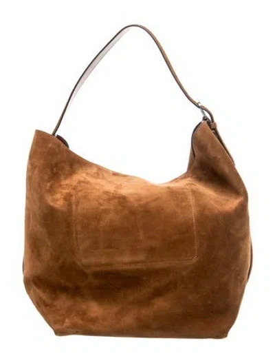 Pre-owned Totême Suede Belted In Brown