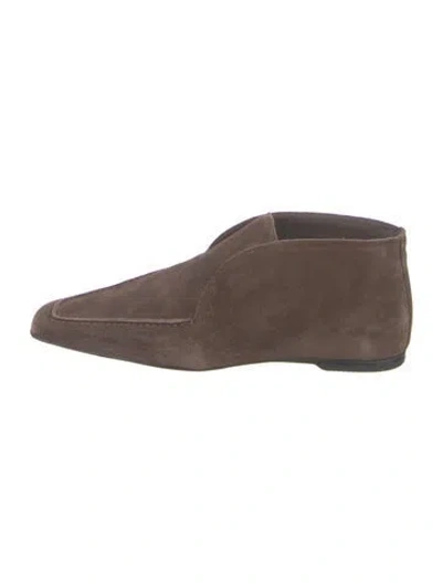 Pre-owned Totême Suede Boots In Brown