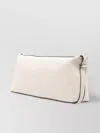 Totême Suede Calf Clutch Metal Hardware
