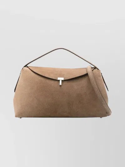 Totême Suede Cross-body Bag Top Handle
