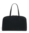 Totême Suede Day Shoulder Bag In Black