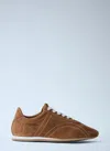 Totême Flex Suede Sneakers Copper In Brown