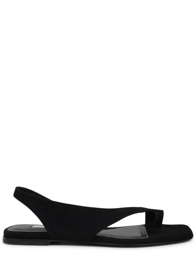 Totême Toteme Suede Sandal In Black