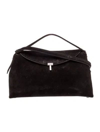 Pre-owned Totême Suede T-lock In Brown