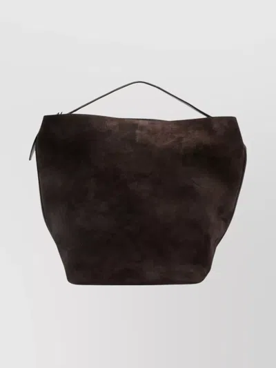 TOTÊME SUEDE TOTE BAG ADJUSTABLE SHOULDER STRAP