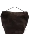 Totême Suede Tote Bag Adjustable Shoulder Strap